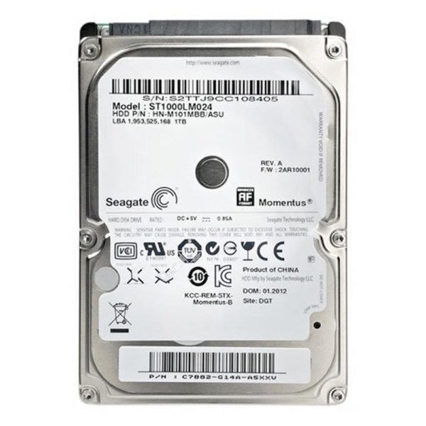 Накопитель (HDD) 1000 GB (2.5") Seagate (SAMSUNG) ST1000LM024 8mb 5400rpm 9 mm