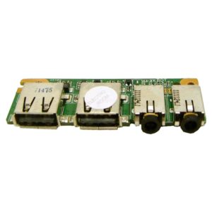 Плата 2xUSB, 2xAUDIO для ноутбука Asus K53SV, K53SD, K53E, A53E (K53SV IO BOARD, 69N0KDB10H01-01, 60-N3GIO1000-H01)