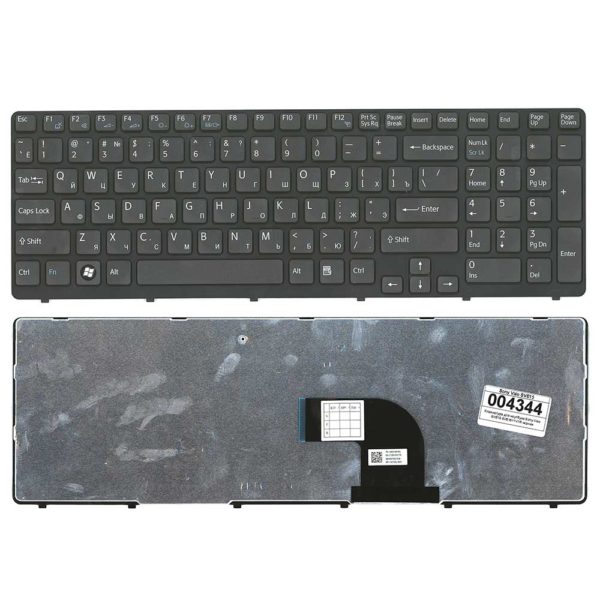 Клавиатура для ноутбука Sony SVE15, SVE17 Black Черная