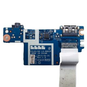 Плата USB + Audio + Card Reader для ноутбука Lenovo IdeaPad G500s, G505s (VILG1/G2 LS-9901P) + шлейф 14-pin 233 мм (VILG1 NBX0001EG00)