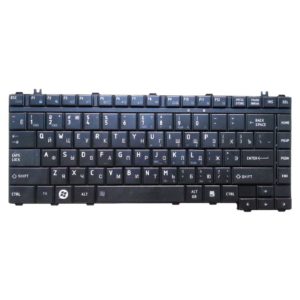 Клавиатура для ноутбука Toshiba Satellite A200, A205, A210, A215, A300, A300D, A305, A350, A350D, A355, A355D, L300, L300D, L305, L305D, L450, L450D, L455, L455D, M200, M205, M300, M305, M500 Black Чёрная (OEM)
