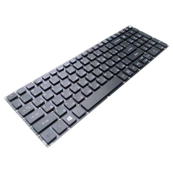 Клавиатура для ноутбука Acer Aspire E5-522, E5-552, E5-573, E5-575G, E5-722, E5-772, E5-773, F15, F5-571G, TravelMate P277, P278, TMP277, TMP278, N15Q1, N15W1, N15W2, Packard Bell TE69BH Black Чёрная Без рамки (1 v5T A50B, AEZRTR01, NK1161S03W, 53403225K)
