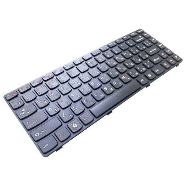 Клавиатура для ноутбука Lenovo IdeaPad B470, G470, G470AH, G470GH, G475, V470, V470c, Z470, Z370 Black Чёрная (G470-US)