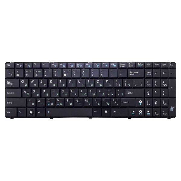 Клавиатура для ноутбука ASUS K50, K51, K60, K61, K70, P50, N50, N51, F52, PRO66IC, X5, X70 (MB348-003, K50-US)