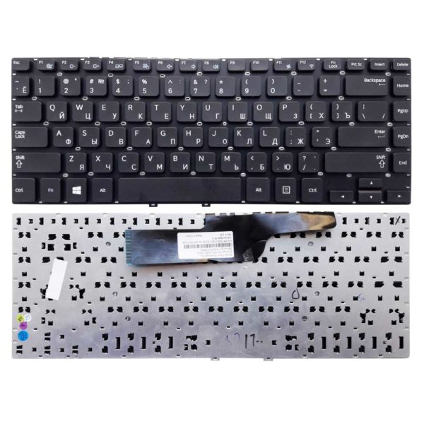 Клавиатура для ноутбука Samsung NP355V4C без рамки, Black Черная (V135360AS2, PK130RV1B03, BA59-03368A)