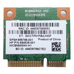 Модуль Wi-Fi + Bluetooh BT 4.0 Mini PCI-E Atheros AR5B225 802.11b/g/n (655795-001, 654825-001, WCBN608AH-H1, ATH-AR5B225)