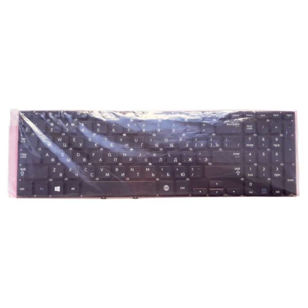 Клавиатура для ноутбука Samsung NP270E5E, NP350E5C, NP300E5V, NP350V5C, NP355E5C Black Черная, без рамки (9Z.N4NSN.00R, CNBA5903270CB)