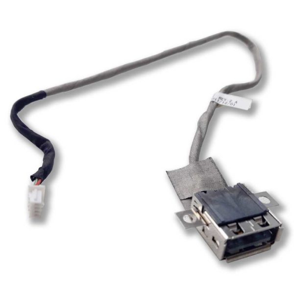 Разъем USB 2.0 с кабелем 4-pin 245 мм для ноутбука Lenovo G560, G565, G570, G575, G475, Z565, Z560 (DC301009H00, PIWG2 USB CABLE)