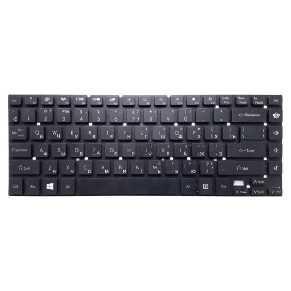 Клавиатура для ноутбука Acer Aspire ES1-511, E1-410, E1-410G, E1-422, E1-422G, E1-432, E5-411, ES1-421, ES1-431, 3830, 4830 Black Черная (MP-10K23SU-698W, PK1317G1A04) Б/У
