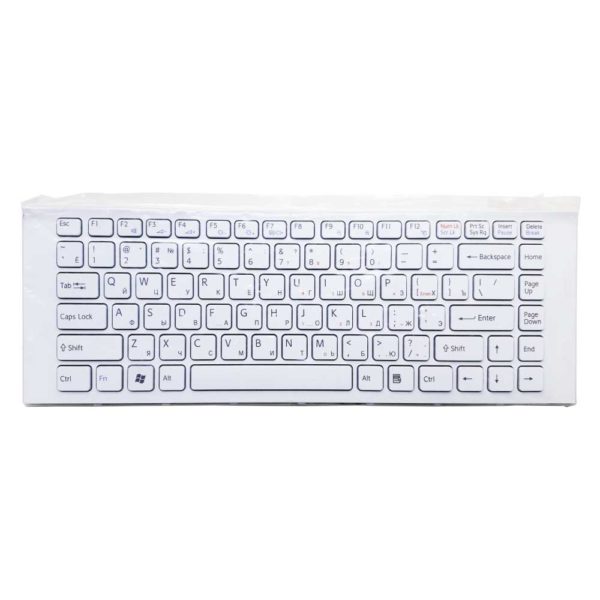 Клавиатура для ноутбука Sony Vaio PCG-61211V, VPC-EA, VPCEA с рамкой, White Белая (012-104A-3201, 148792471, 550102L13-203-G)