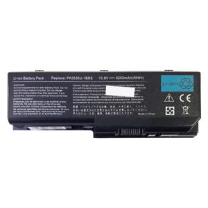 Аккумуляторная батарея для ноутбука Toshiba Equium P200, P300, Satellite L350, L355, P200, P205, P300, P305, X200, X205, Satellite Pro L300, L350, P200, P300 10.8V 5200mAh/56Wh Black Черная (PA3536U-1BRS, PA3537U-1BAS, LBTS3536B)