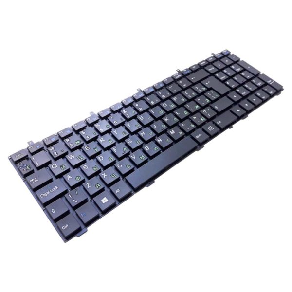Клавиатура для ноутбука DNS Clevo W350, W370, W650, W655, W670, 0170720, 0123975, 0170728, 0164801, 0164802, Clevo W370ET, W350ET без рамки, Black Чёрная (MP-12A36N0-4301W, 6-80-W37S0-130-1)