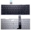 Клавиатура для ноутбука Asus F401, F401A, F401U, X401, X401A без рамки, Black Черная (NB15401US)