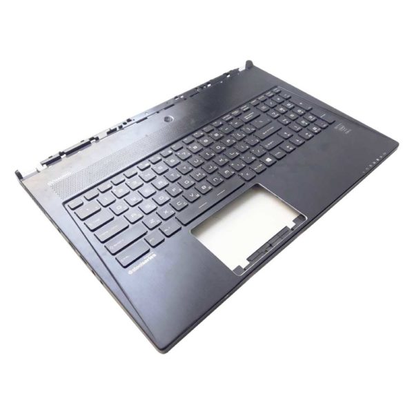 Верхняя часть корпуса с клавиатурой и подсветкой для ноутбука MSI GS60 без тачпада (6H2C217HG0E, 6H2C217HG0, V143422AK UK 09JM0030)