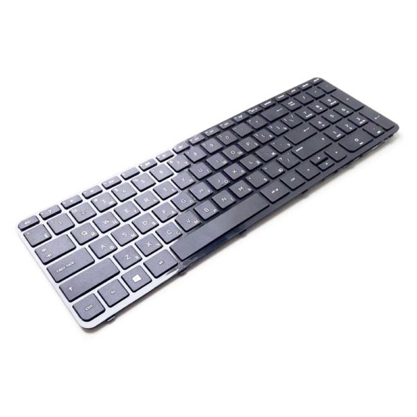 Клавиатура для ноутбука HP Pavilion SleekBook 15-e, 15-g, 15-n, 15-r, 15-s, 15-e000, 15-g000, 15-n000, 15-r000, 15-s000, 15t-e, 15t-n, 15z-e, 15z-n, HP 250 G3, 255 G2, 255 G3 с рамкой, Black Чёрная (VJ150146ASM1-0Q1, VJ150146ASM1-0Q, YX-K1876 G150415)