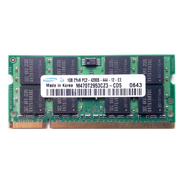Модуль памяти SO-DDR-II 1 ГБ PC-4200 533 Mhz SEC, SAMSUNG (M470T2953CZ3-CD5)