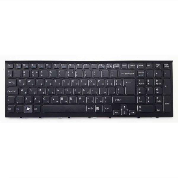 Клавиатура для ноутбука Sony Vaio VPC-EE, VPCEE, VPCEE2E1R, VPCEE3E1R, VPCEE4M1R, VPCEE4E1R Black Чёрная (V116646AB)