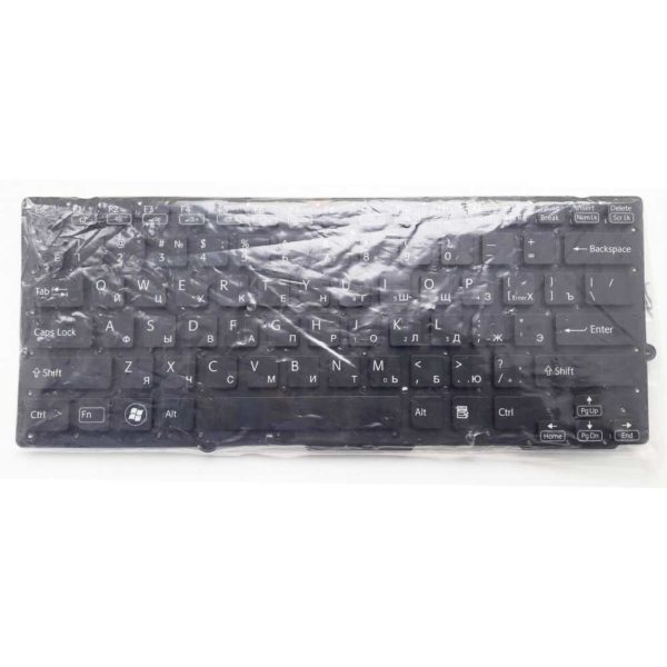 Клавиатура для ноутбука Sony Vaio VPC-SD, VPC-SB, VPCSD, VPCSB Black Чёрная, без рамки (148949641, 9Z.N6BBF.00R)