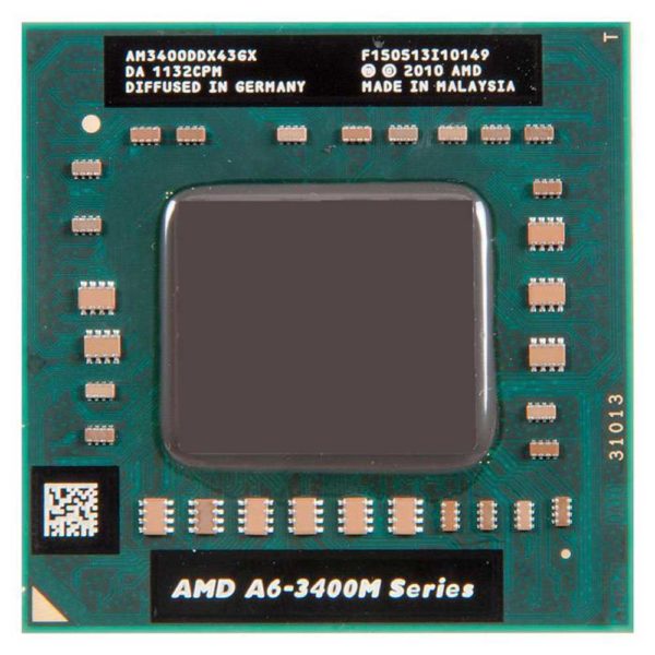 Процессор AMD A6-3400M 4x1400MHz Socket FS1 (AM3400DDX43GX) Б/У