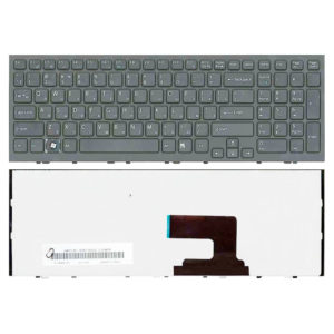 Клавиатура для ноутбука Sony Vaio VPC-EH, VPCEH, PCG-71811V, PCG-71812V, PCG-71911V, PCG-71912V с рамкой, Black Черная (OEM)