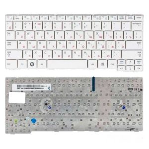 Клавиатура для ноутбука Samsung NF110, NP-NF110-A0-UA, NP-NF110-A01RU, N310 White Белая (OEM)