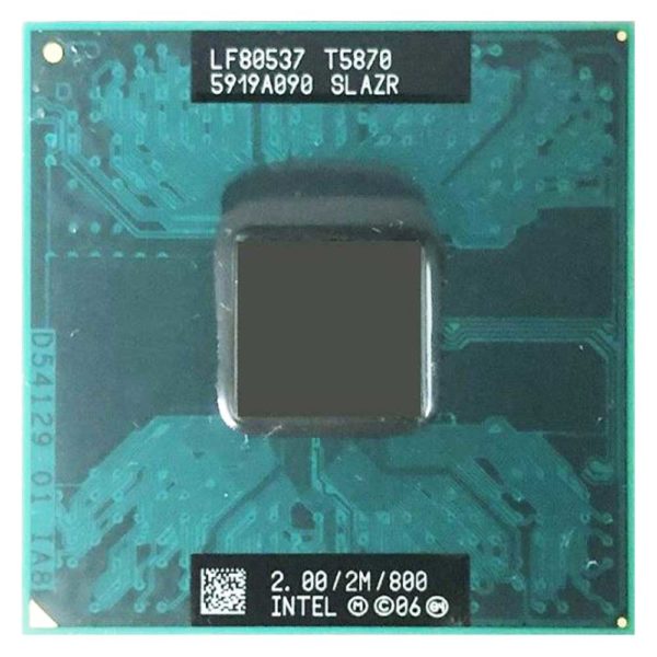 Процессор Intel Core2 Duo T5870 @ 2.00GHz/2M/800 (SLAZR) с разбора