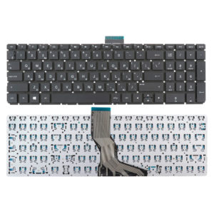 Клавиатура для ноутбука HP Pavilion 15-bs, 15-bw, 17-bs, 250 G6, 255 G6, 256 G6, 258 G6 без рамки, Black Черная (OEM)