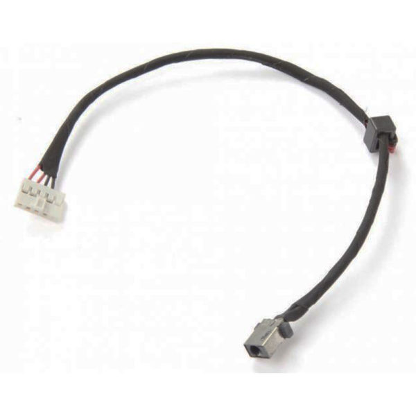 Разъем питания 4.0x1.7 с кабелем 5-pin 150 мм для ноутбука Lenovo IdeaPad 100-14IBY, 100-15IBY, B50-10 (DC301000VN00, AIVP1 DC IN CABLE)