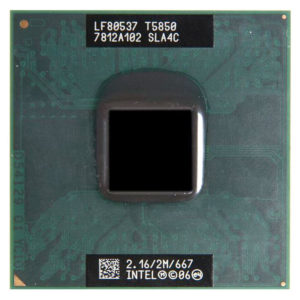Процессор Intel Core2 Duo T5850 @ 2.16GHz/2M/667 (SLA4C) с разбора