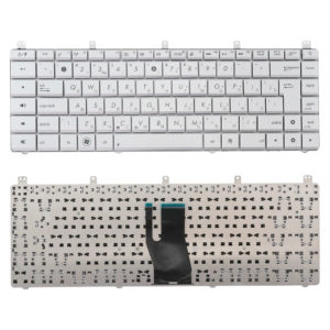 Клавиатура для ноутбука Asus N45, N45S, N45SF, N45SL, N45V, N45VM Silver Серебристая (OEM)