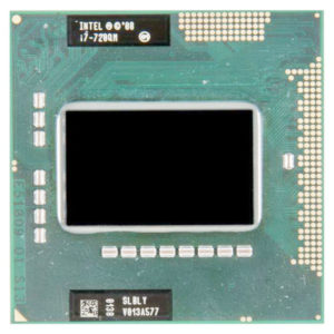 Процессор Intel Core i7-720QM @ 4×1.6GHz/6M (SLBLY) с разбора